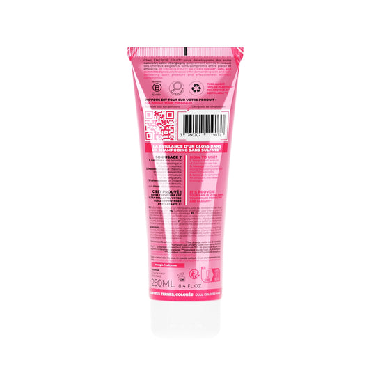 Shampoing Éclat Couleur pour Cheveux colorés ou méchés Fleur de cerisier & vinaigre de framboise Bio ENERGIE FRUIT