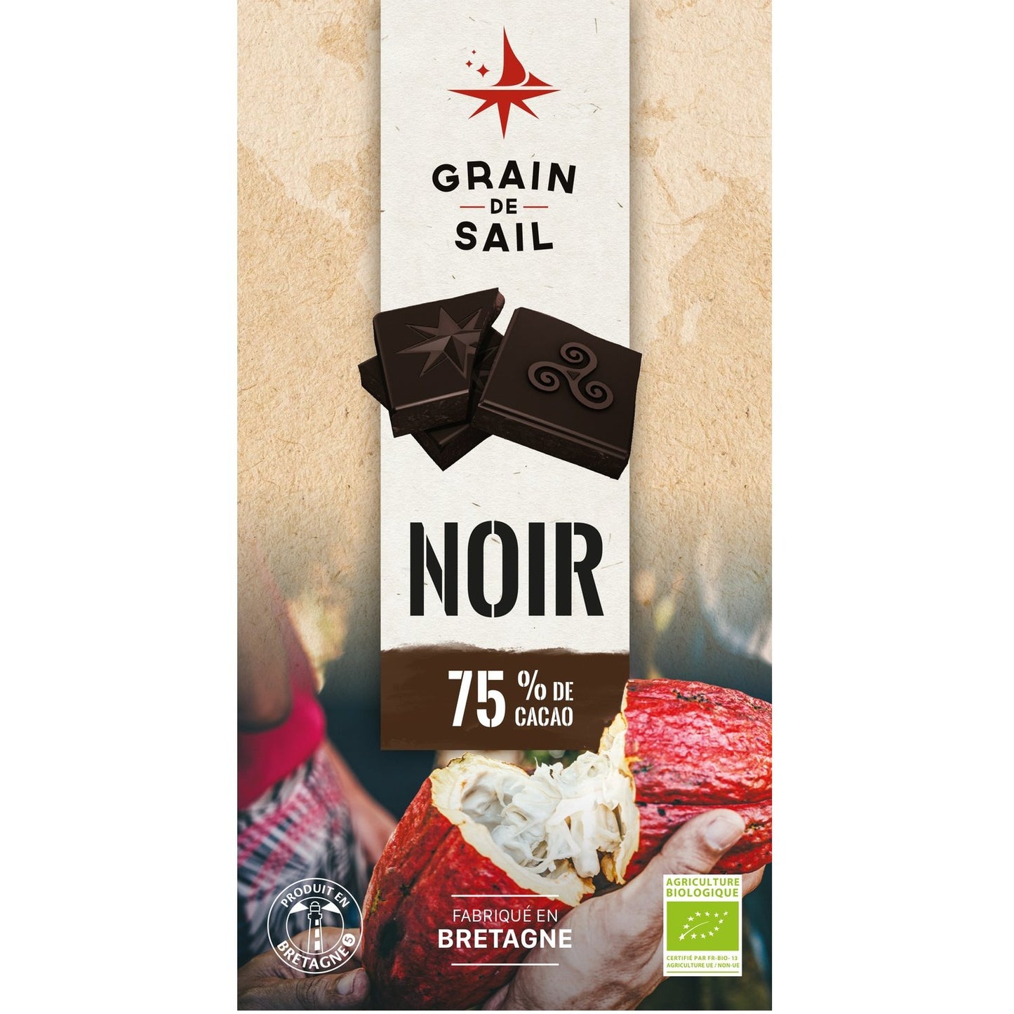 GRAIN DE SAIL Organic Dark Chocolate Bar