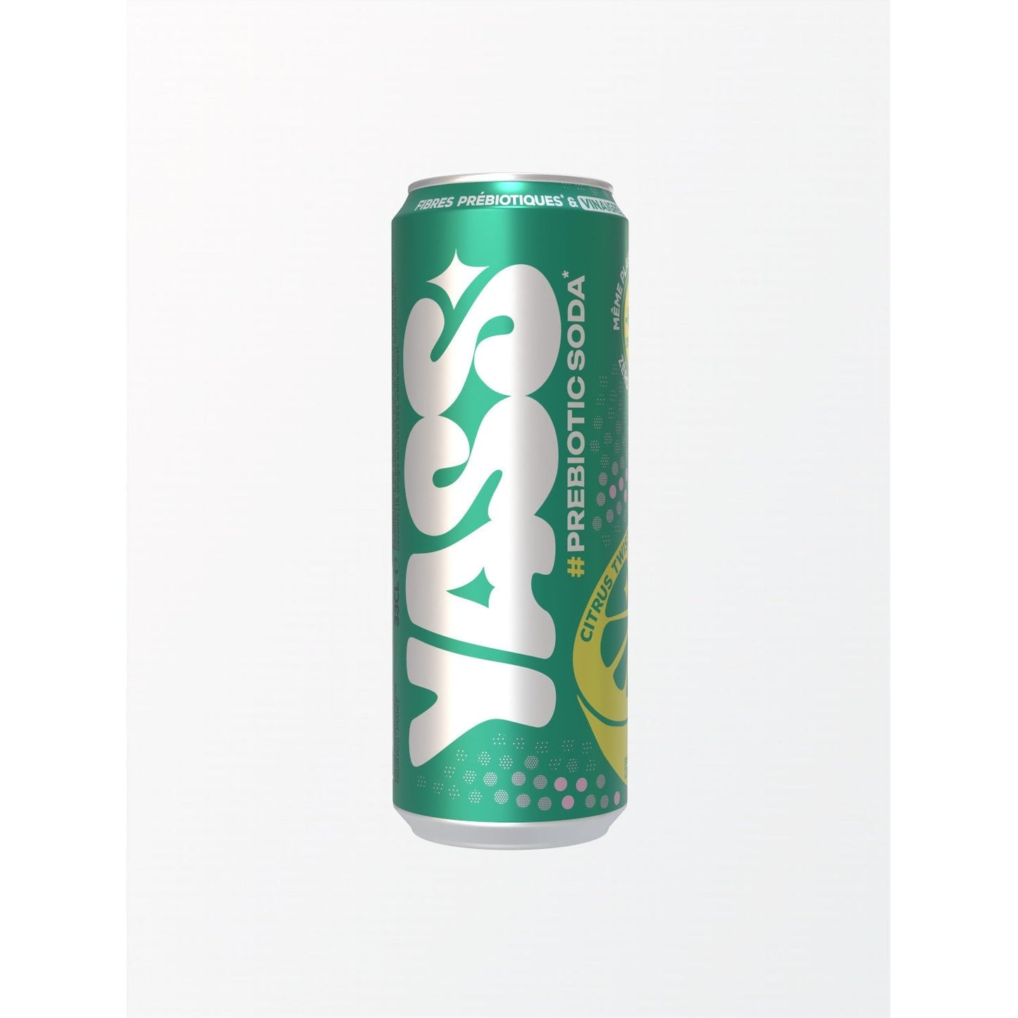 Soda Saveur Citron et Citron Vert YASS la canette de 33cL
