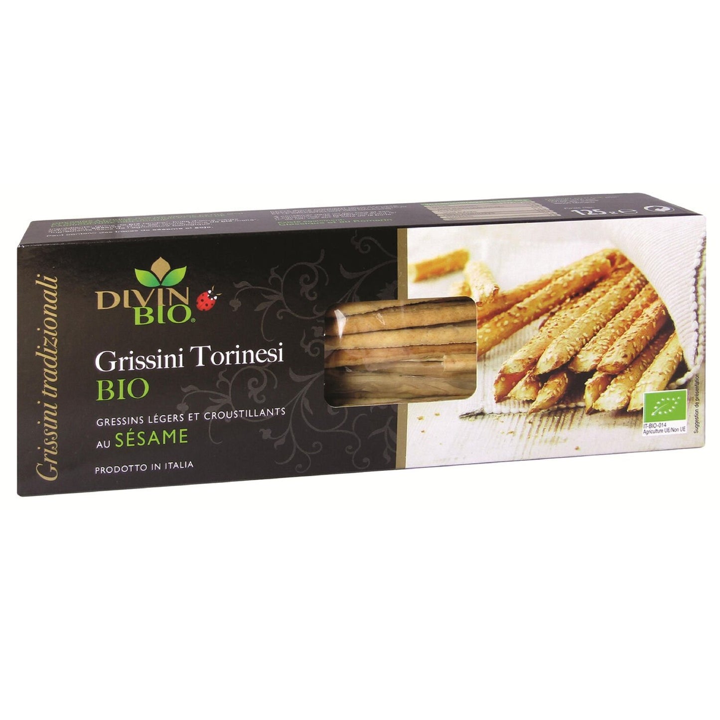 Grissini Torinesi Sésame DIVIN BIO
