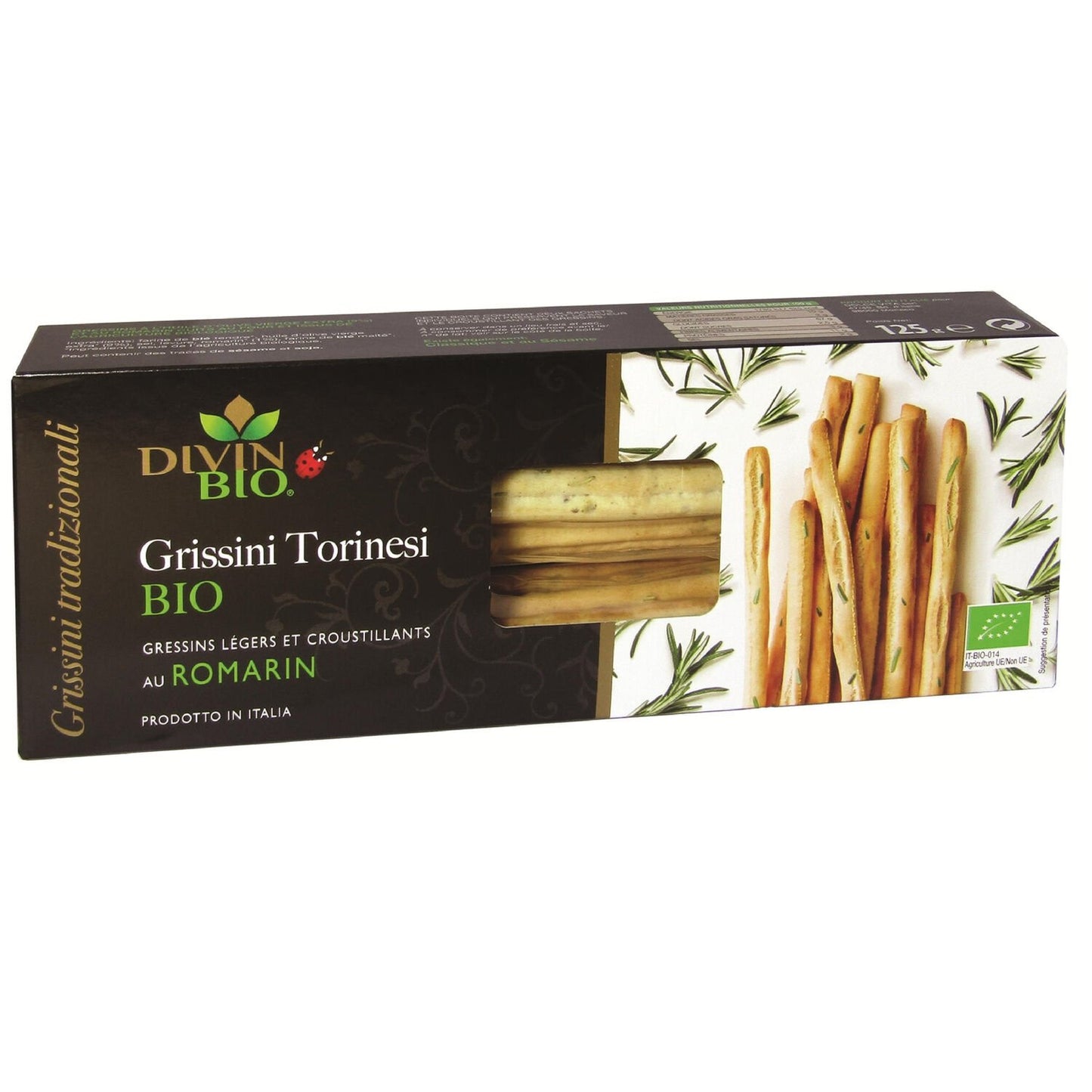 Pasta Grissini Torinesi Romain DIVINE ORGANIC