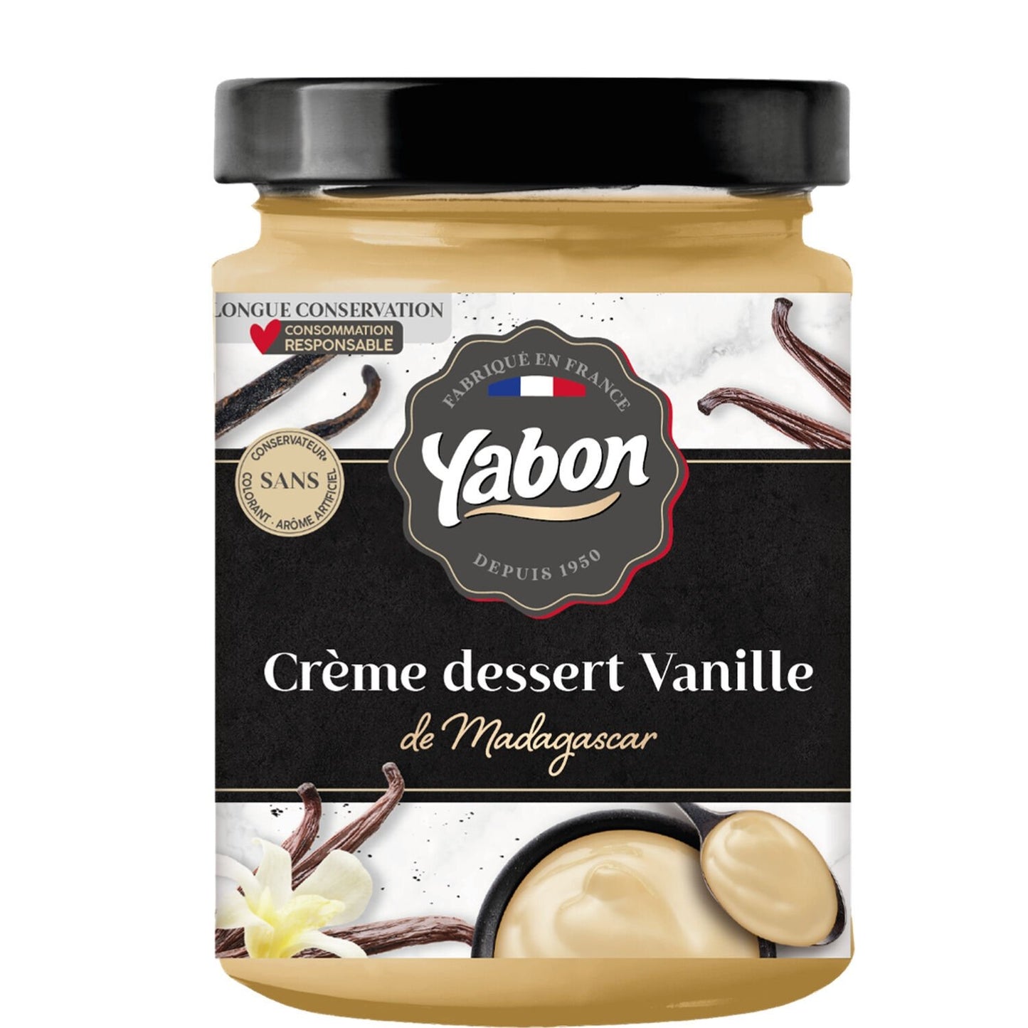 YABON Madagascar Vanilla Dessert Cream