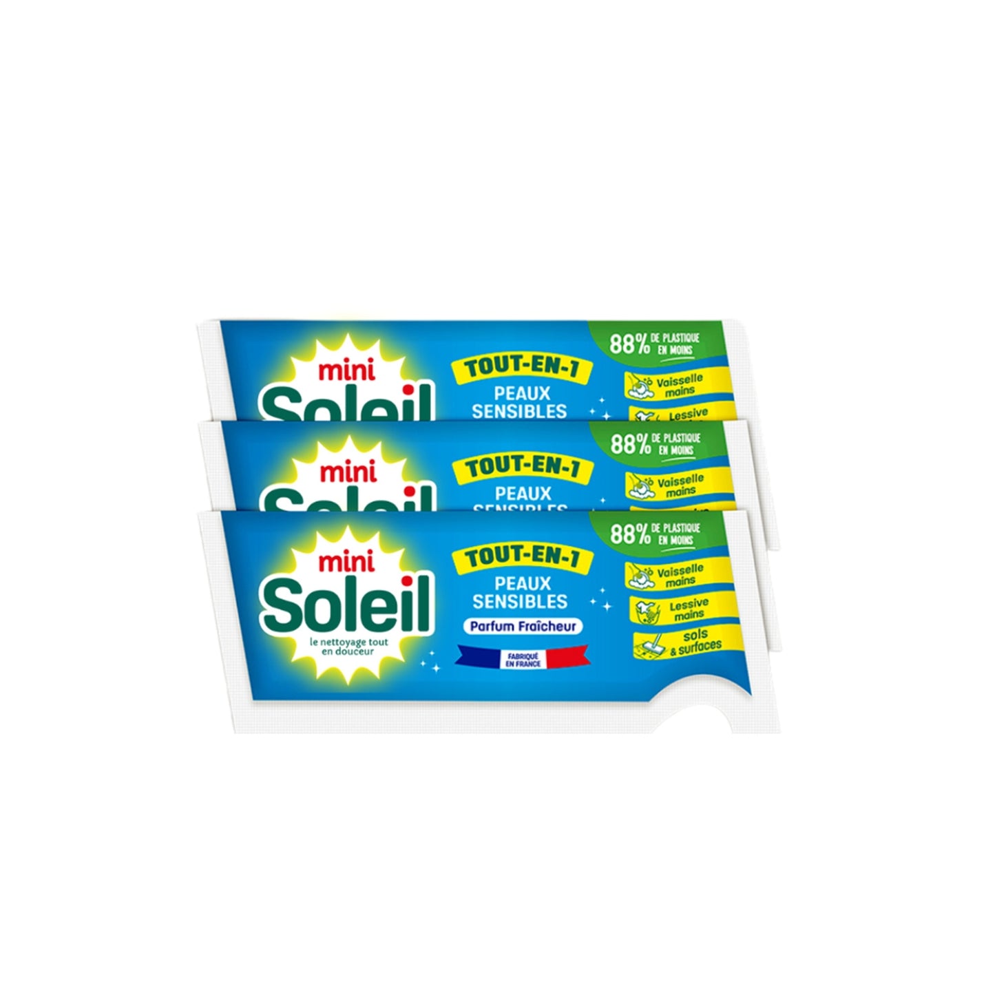 Nettoyant Multi-Usages Tout en 1 Peaux Sensibles Fraîcheur MINI SOLEIL