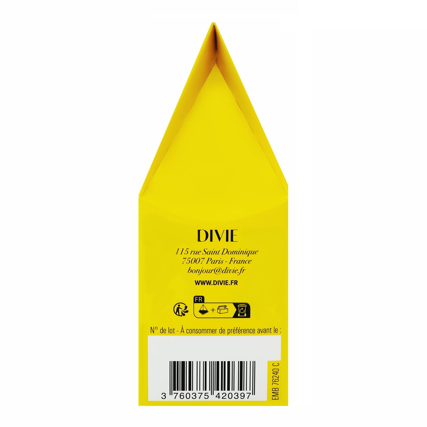 Infusion Citron Gingembre Chanvre Bio DIVIE