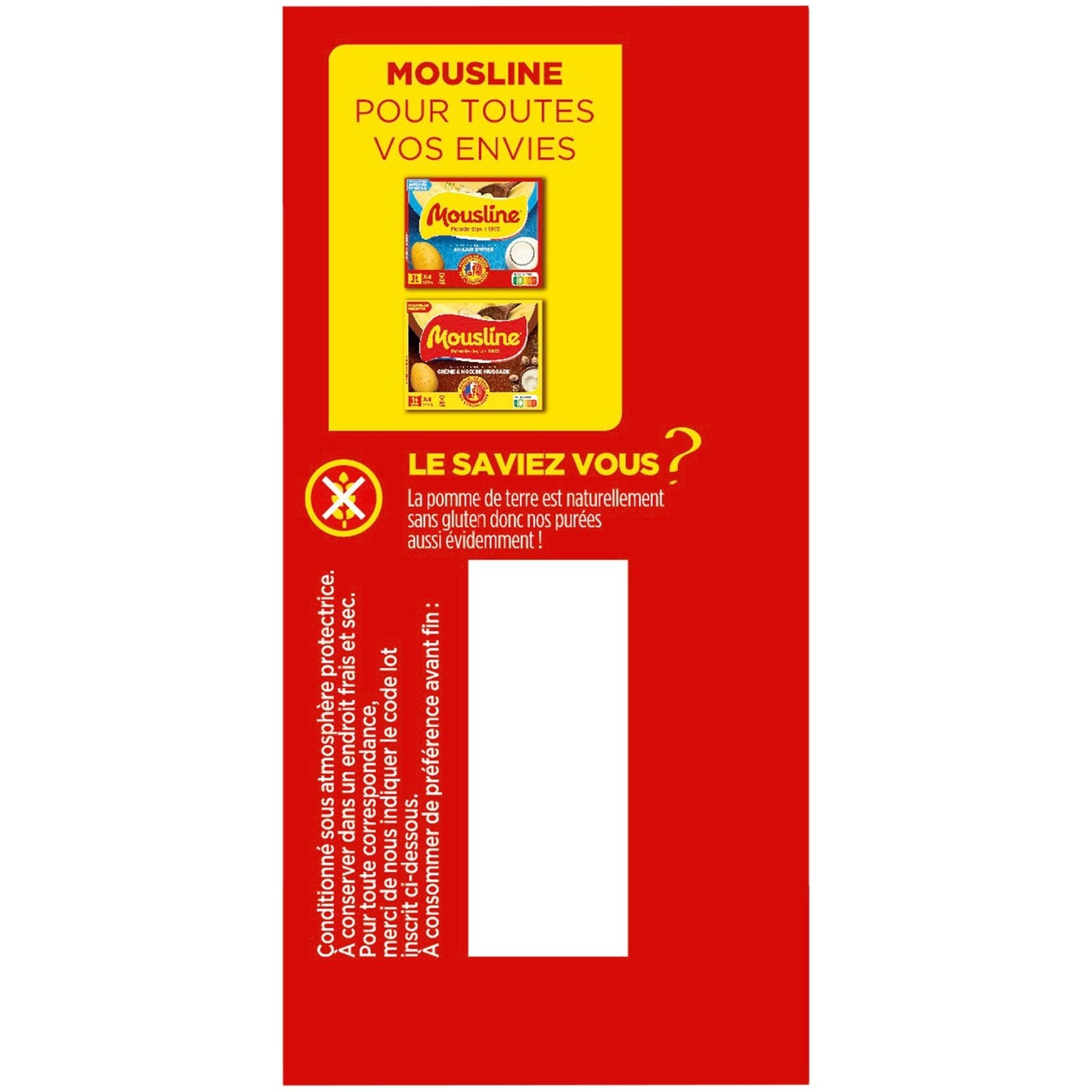 Purée en Flocons MOUSLINE