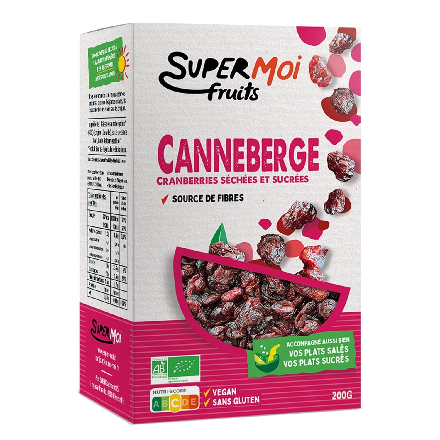Bio-Cranberries NATURE+ – La Famille à Table!
