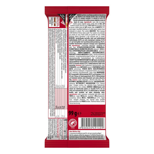 Tablette de Chocolat Noisette KITKAT