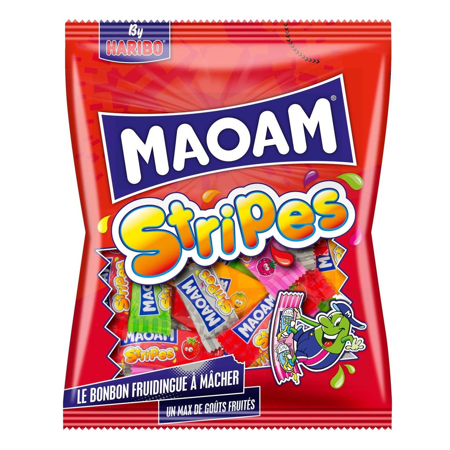 Bonbons Stripes MAOAM HARIBO le paquet de 250g