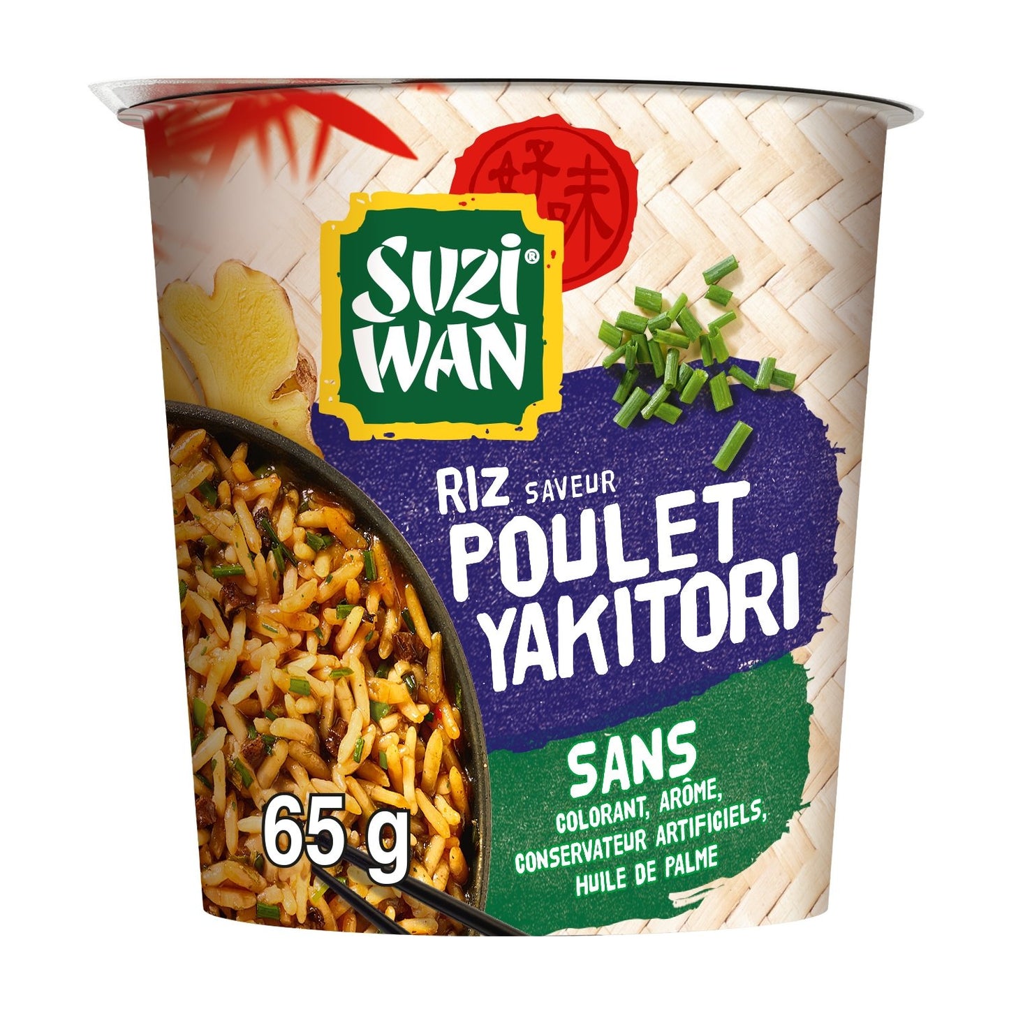 SUZIWAN Yakitori Cup Chicken Flavor Rice Cooked Dish
