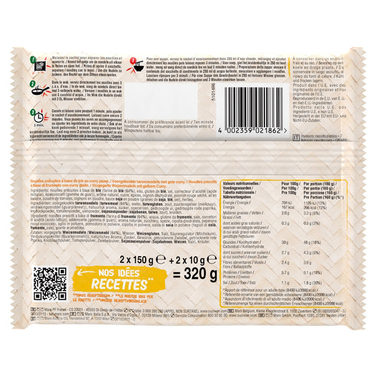 Nouilles Ramen Saveur Curry Jaune SUZI WAN