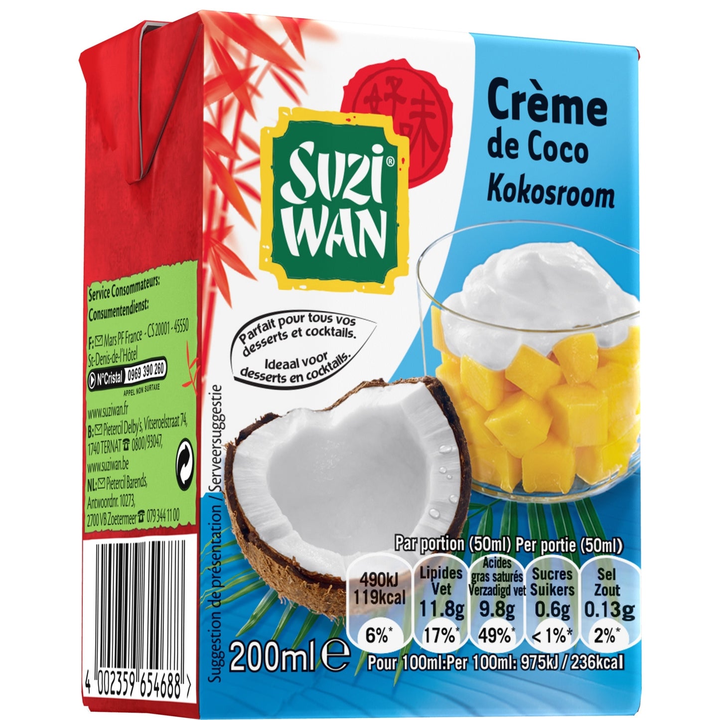 SUZI WAN Dicke Kokoscreme