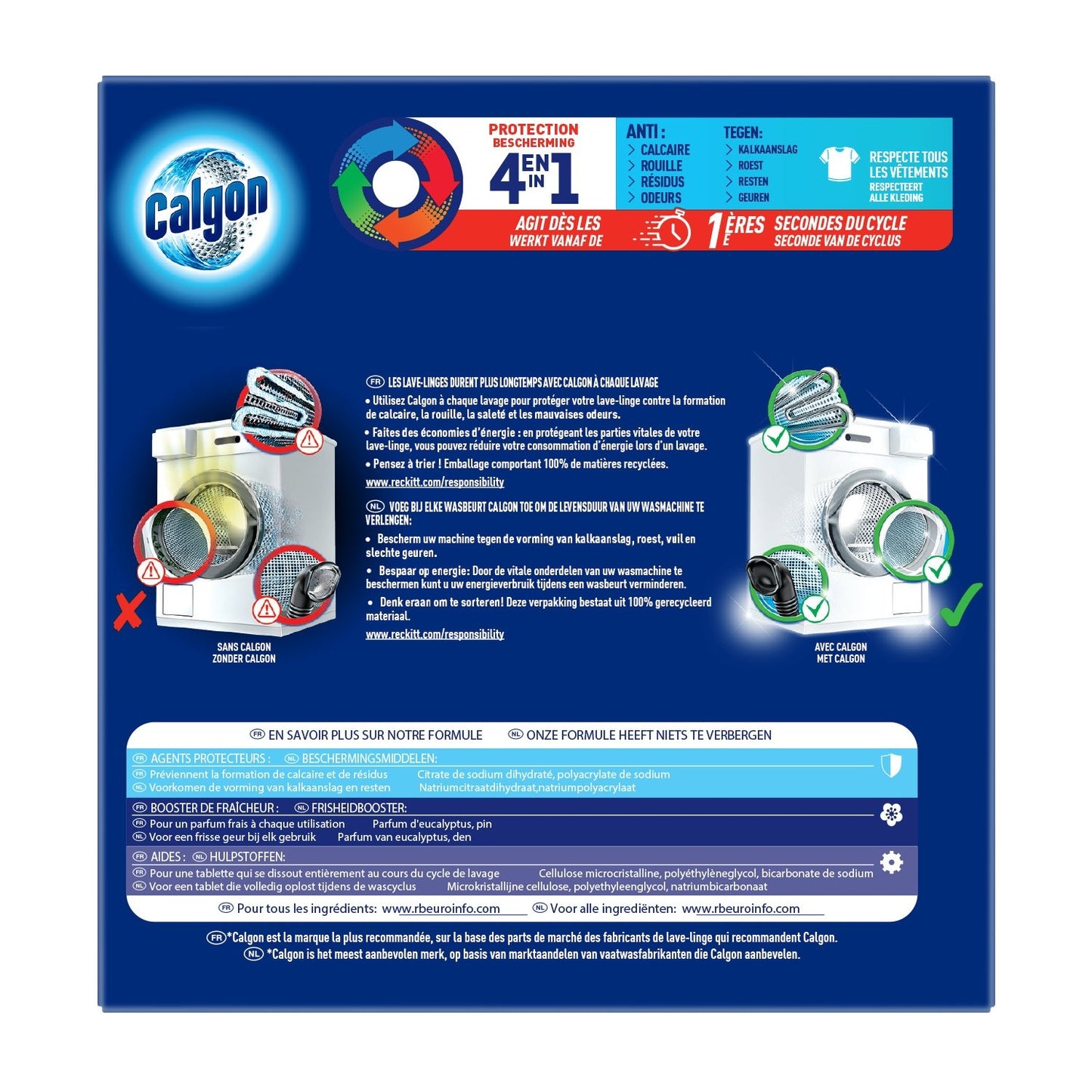 CALGON 4 in 1 Anti-Limescale Tablets