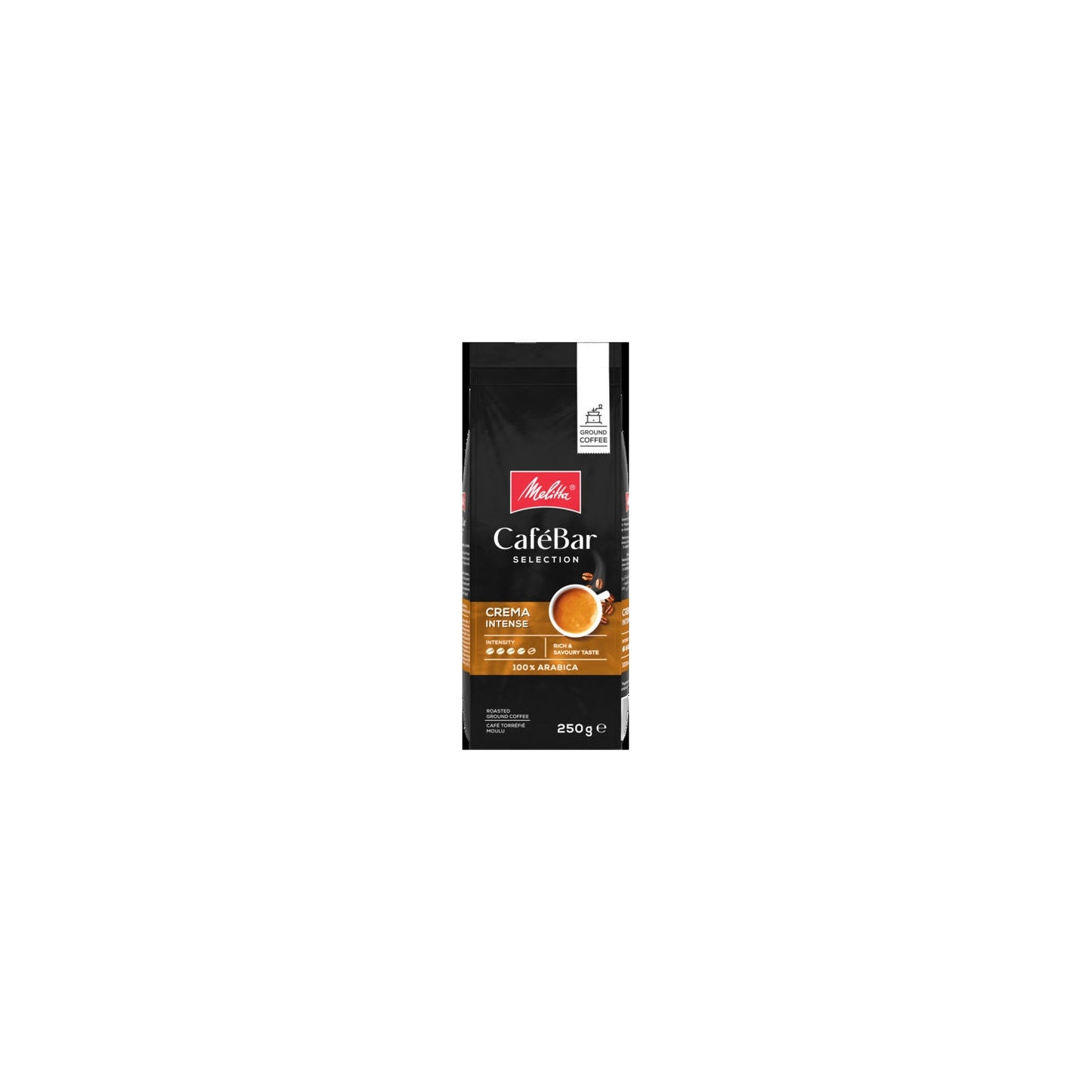 Café Moulu Crema Intense 100% Arabica Intensité 4 MELITTA