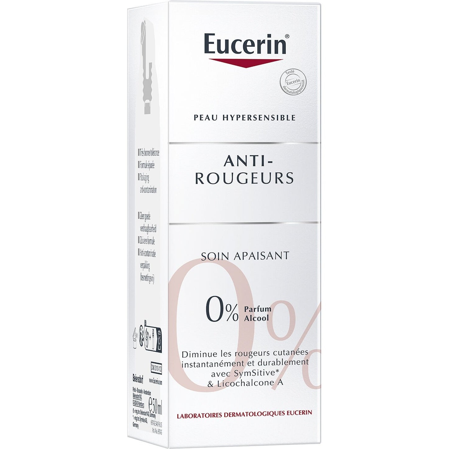 Soin Apaisant Anti-Rougeurs EUCERIN le flacon de 50 ml