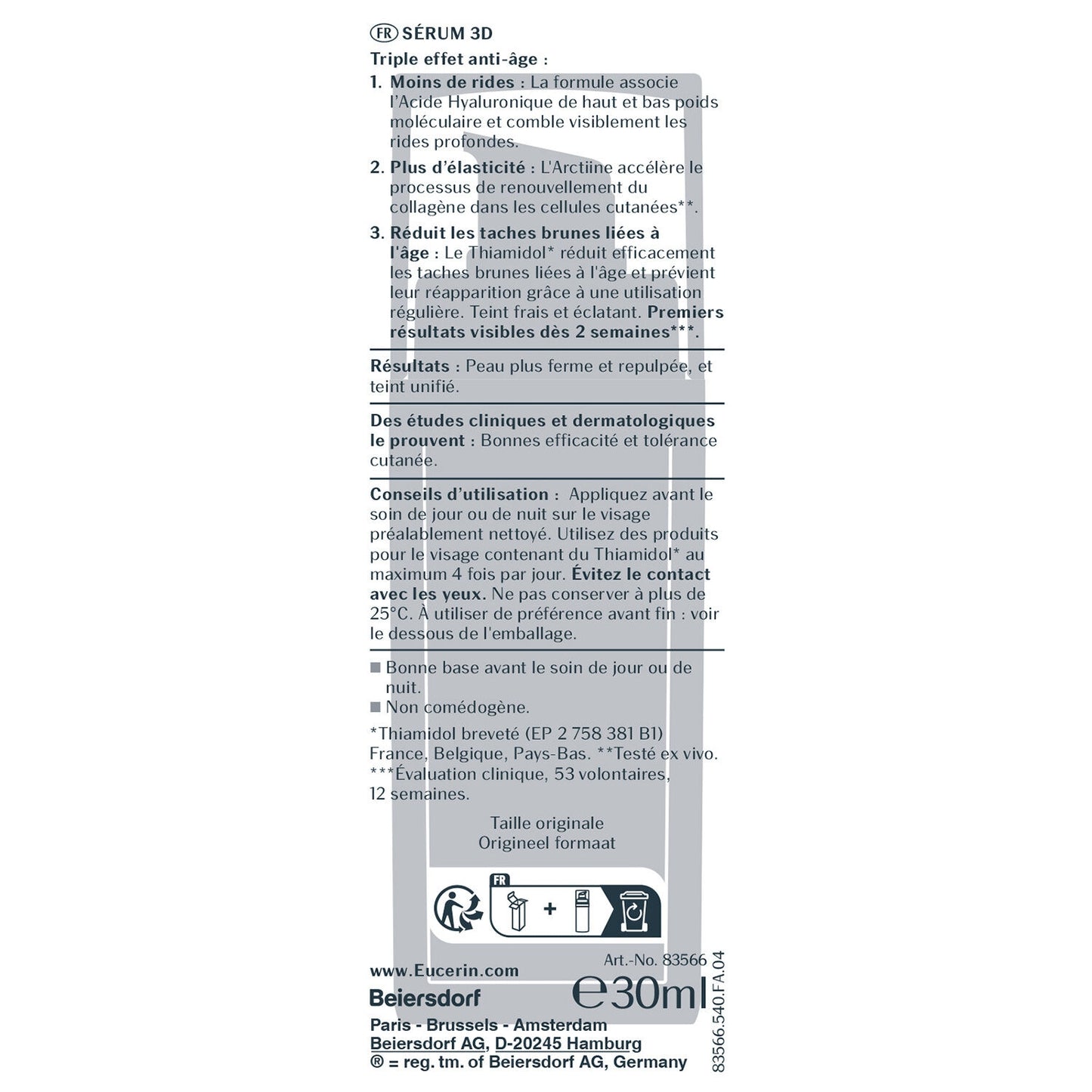 Sérum Visage Anti-Âge Elasticity 3d Hyaluron-Filler EUCERIN