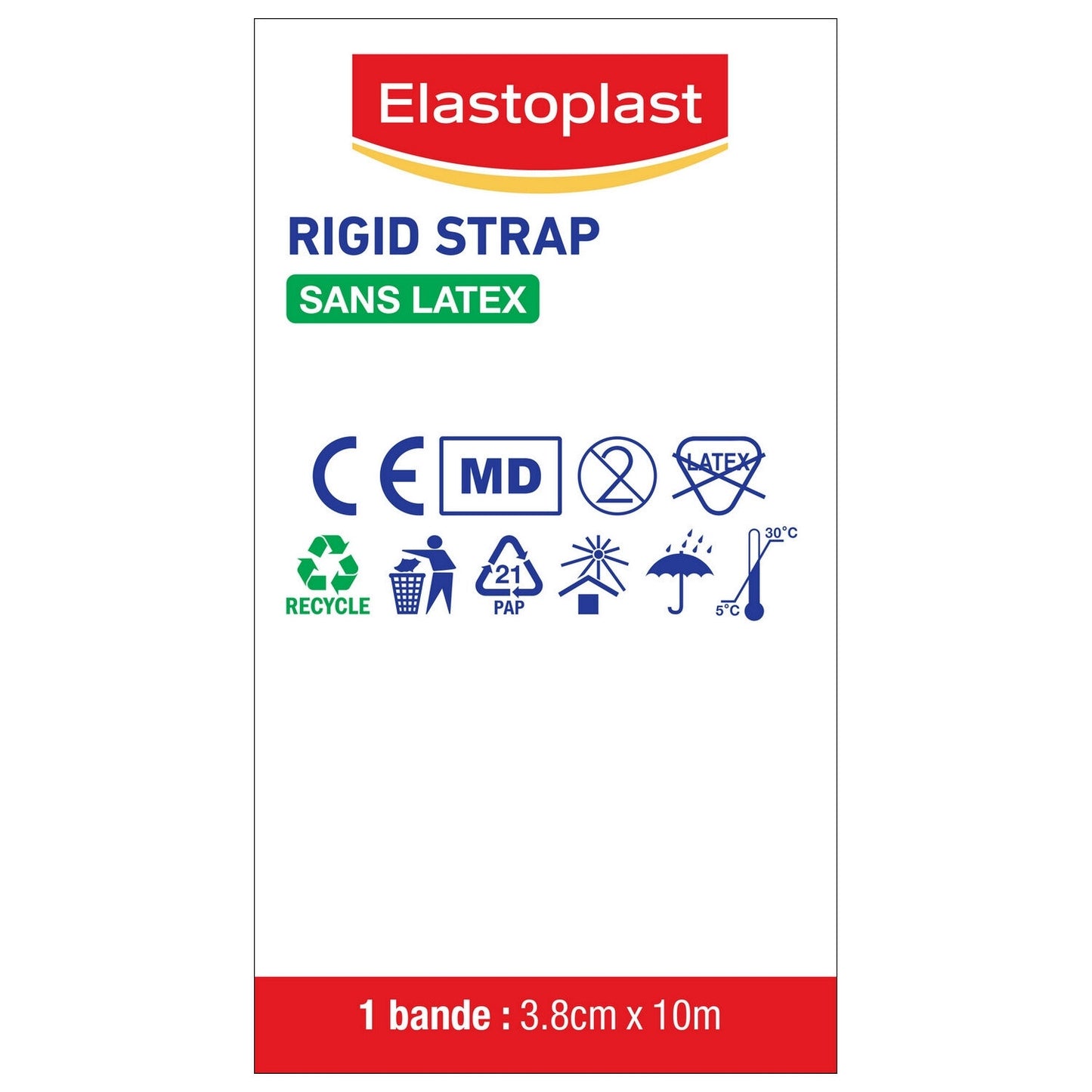 Bande Rigide Maintien Forte Adhésivité 3, 8 Cm Sport ELASTOPLAST