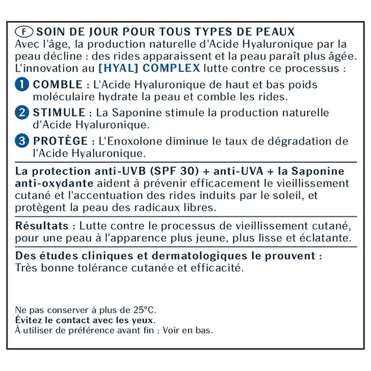 Crème Crème de Jour Visage Anti-Âge Hyaluron Filler Spf 30 EUCERIN
