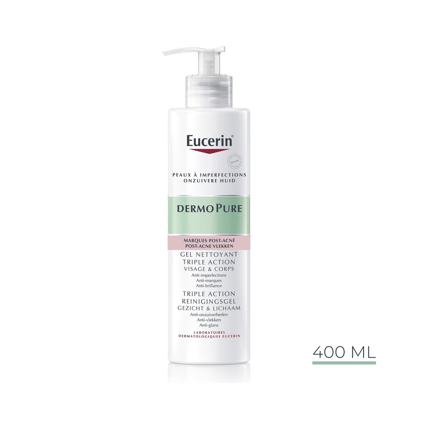 EUCERIN Gesichts- und Körperreinigungsgel gegen Hautunreinheiten und Akneflecken