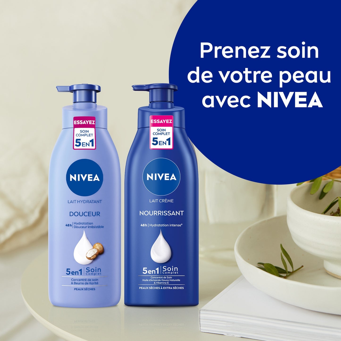 NIVEA Nourishing Body Lotion for Very Dry Skin with Almond Oil