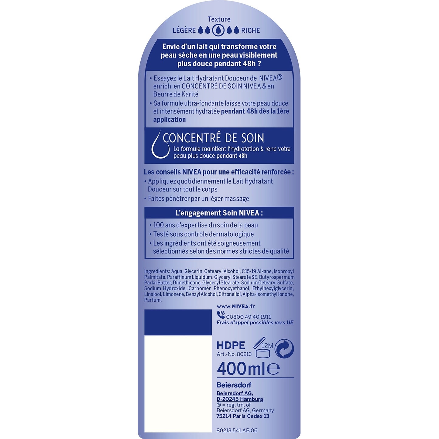 NIVEA Shea Butter Moisturizing Body Lotion for Dry Skin