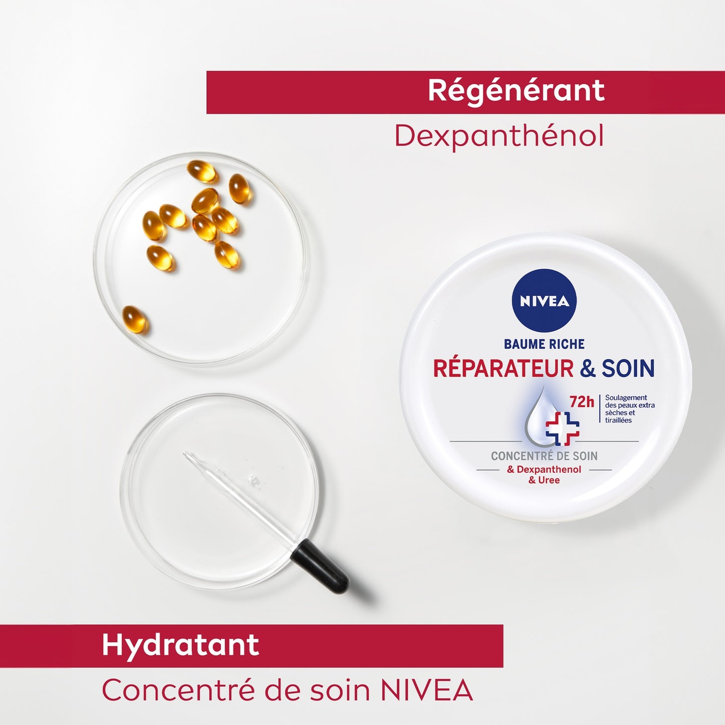NIVEA Rich Repairing Body Balm for Extra Dry Skin with Urea