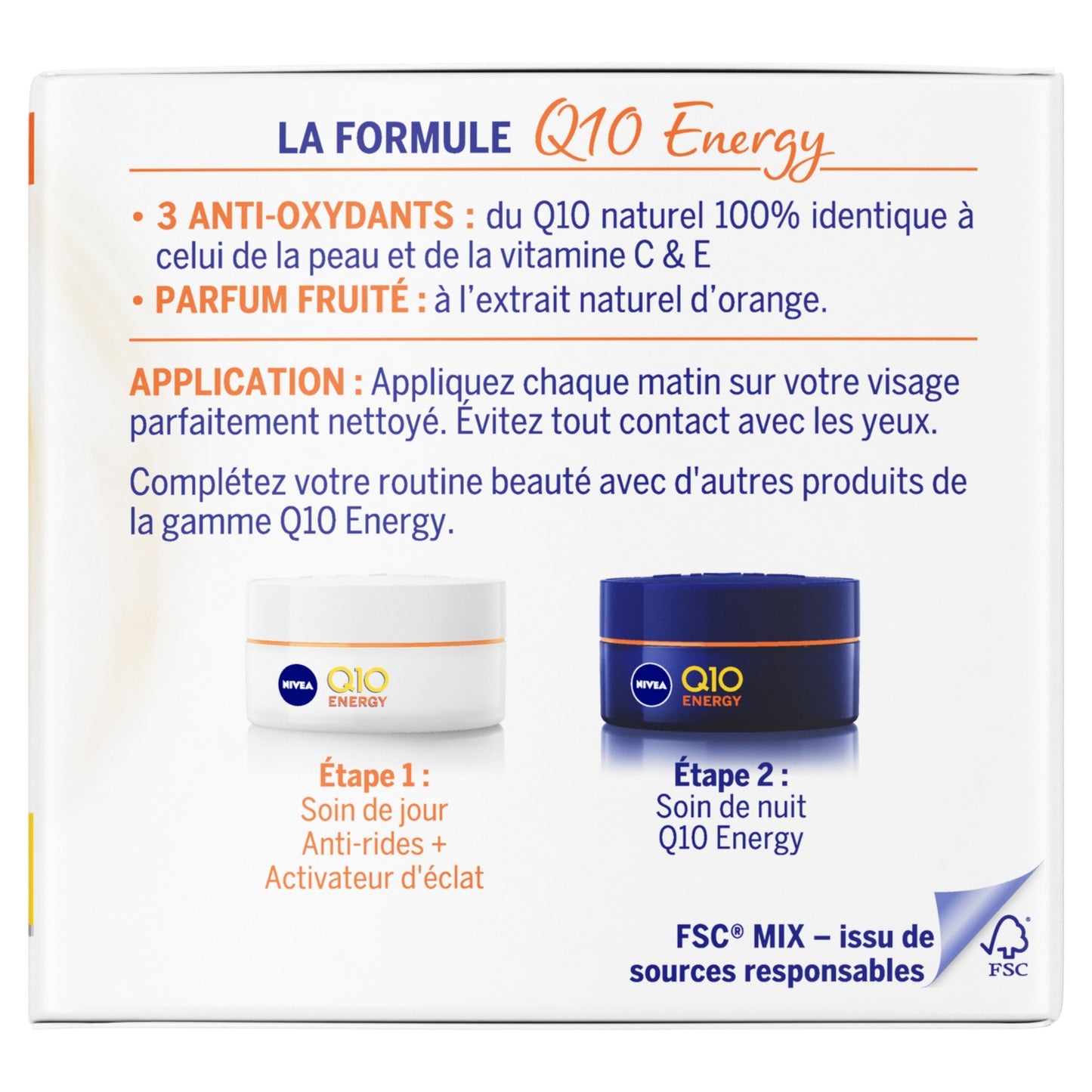 NIVEA Q10 Energy Vitamins Anti-Wrinkle Day Face Cream SPF15