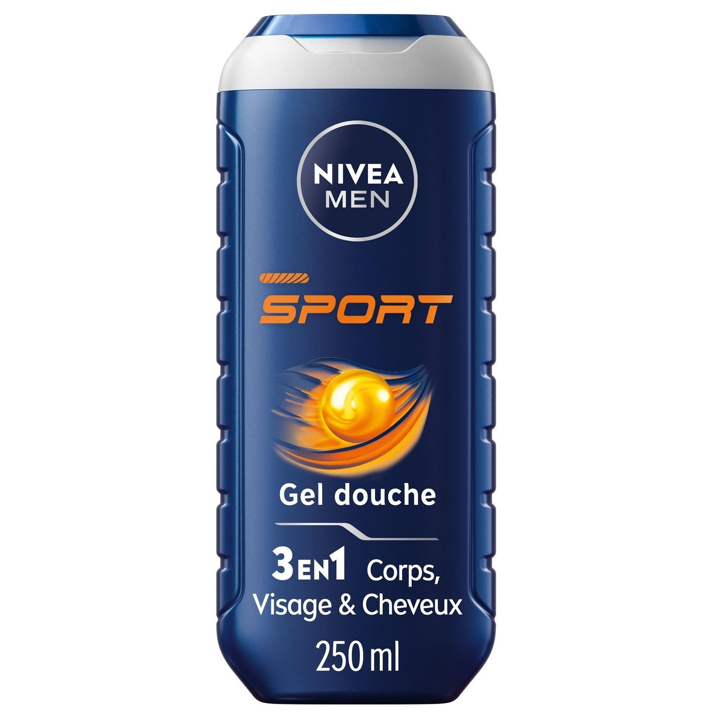 Gel Douche Homme Corps Cheveux Visage Sport Fraîcheur Minéraux NIVEA le flacon de 500mL