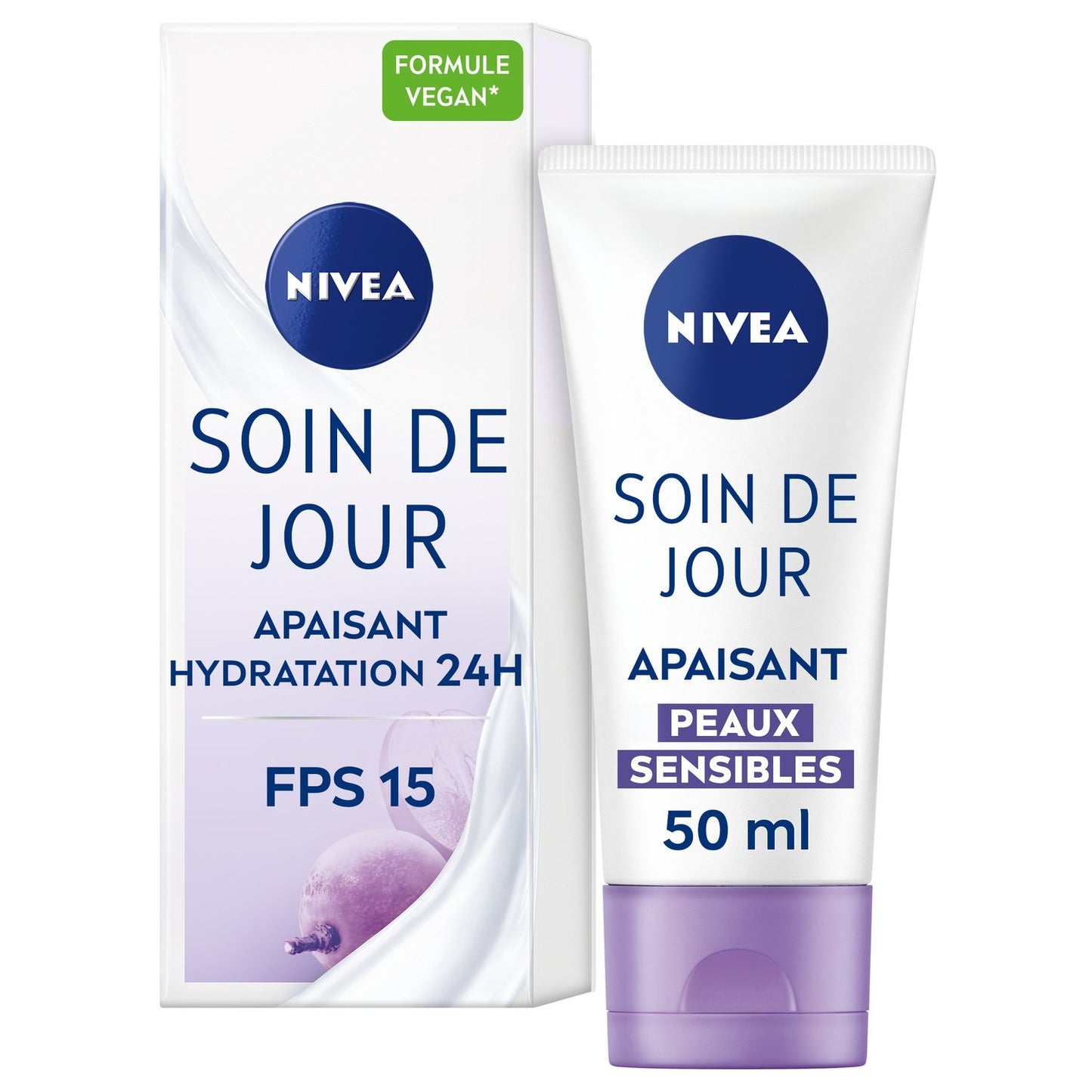 Crème Visage Jour Hydratante Apaisante Peaux Sensibles NIVEA
