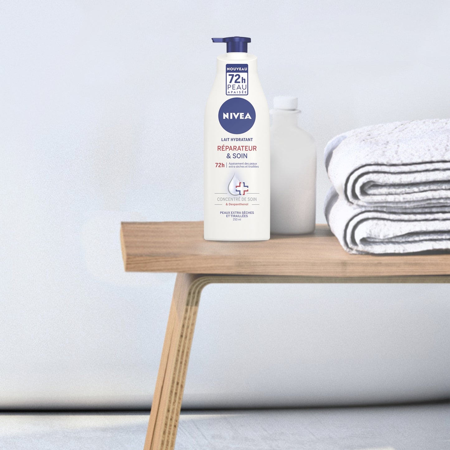Lait Corps Apaisant Réparateur Peaux Extra Sèches NIVEA