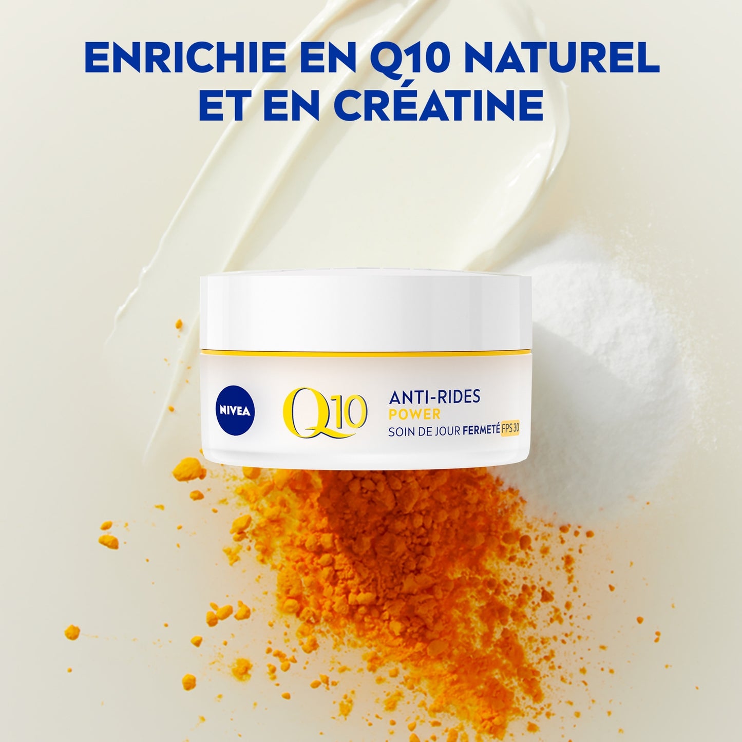 Crème Visage Jour Anti-Rides Fermeté Q10 Créatine FPS30 NIVEA