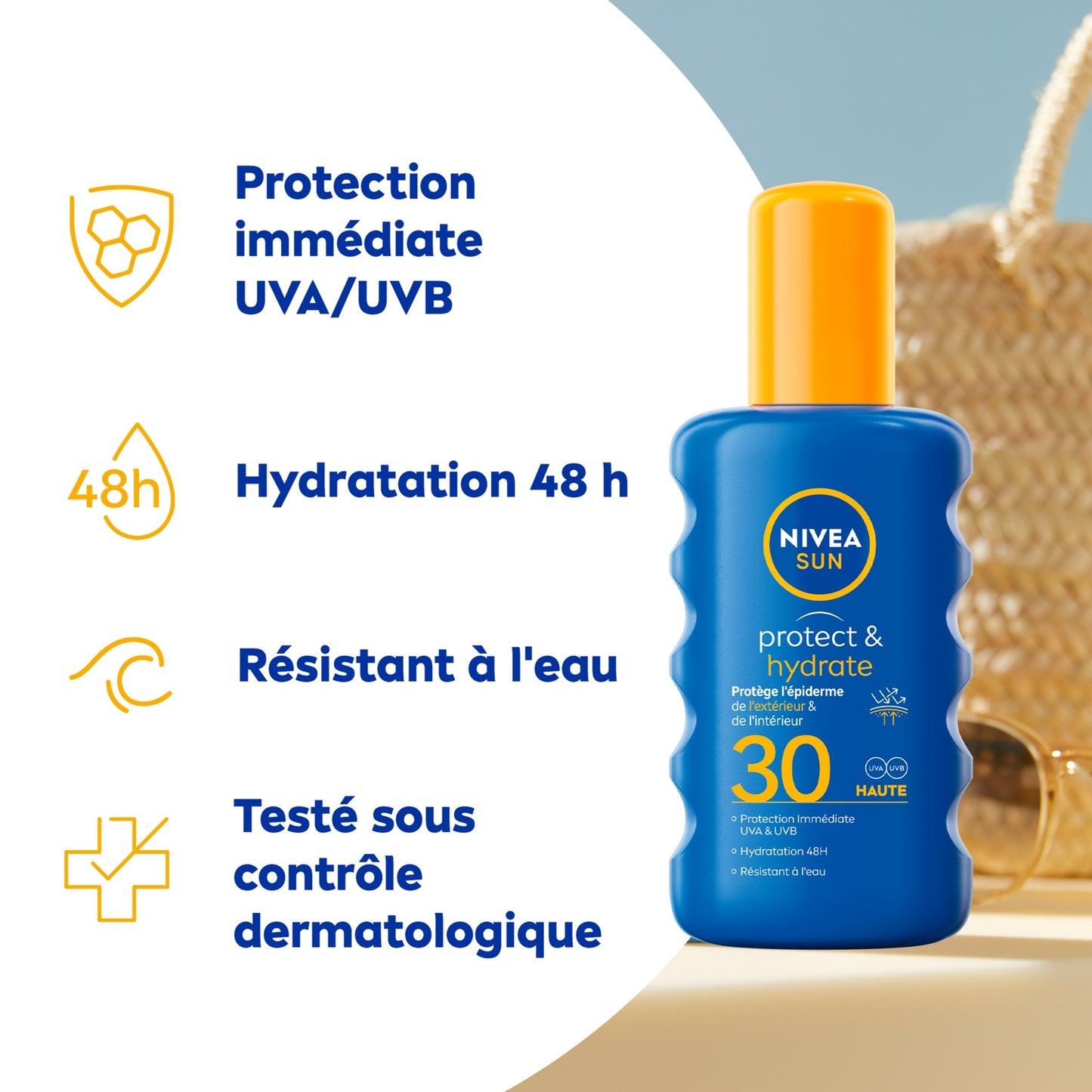 NIVEA SUN Protect & Hydrate Sunscreen Spray SPF 30