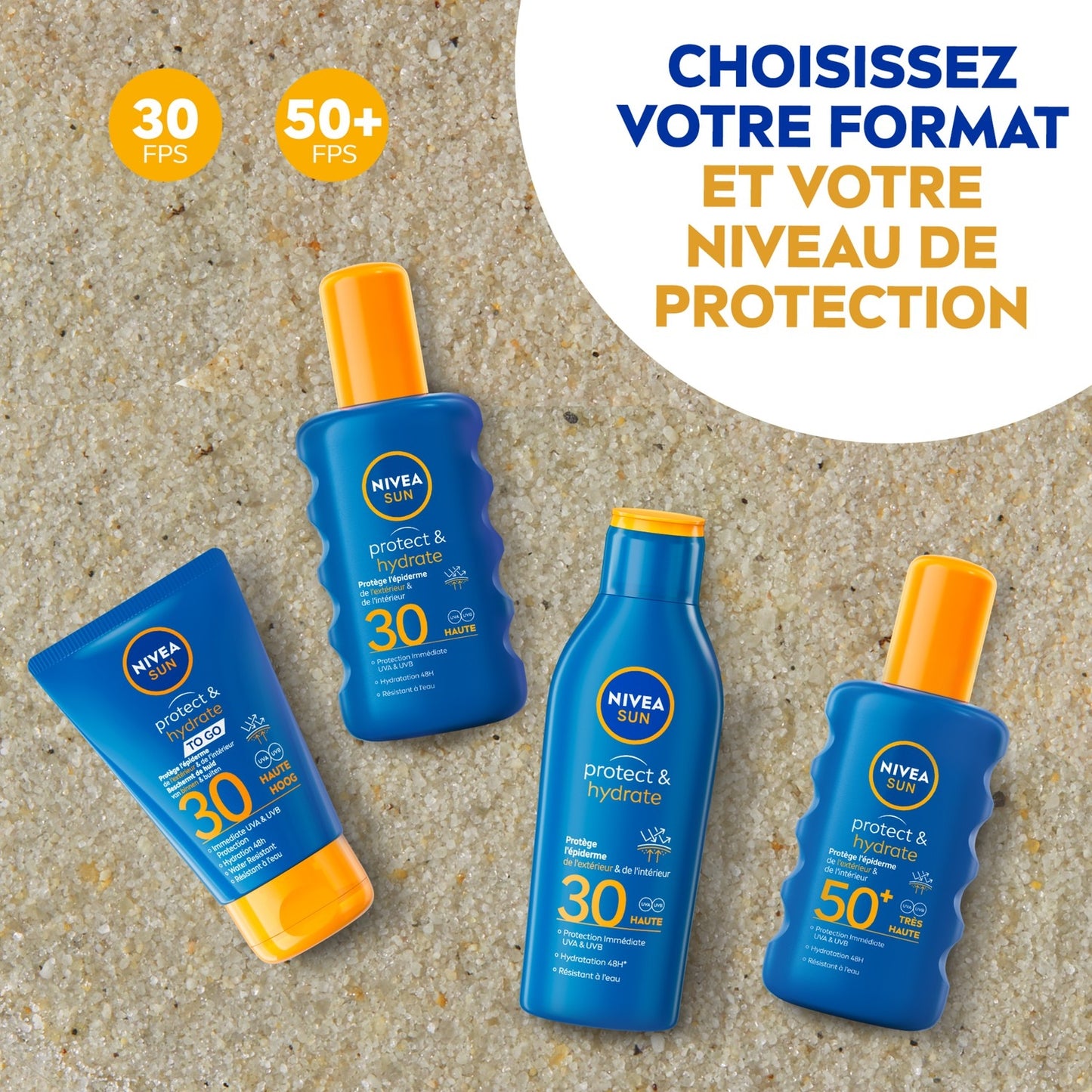NIVEA SUN Protect & Hydrate Sunscreen Spray SPF 30