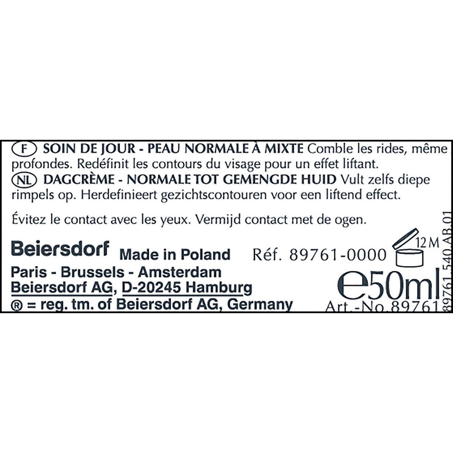 Eucerin Hyaluron-Filler + Volume Lift Tagescreme für normale bis Mischhaut