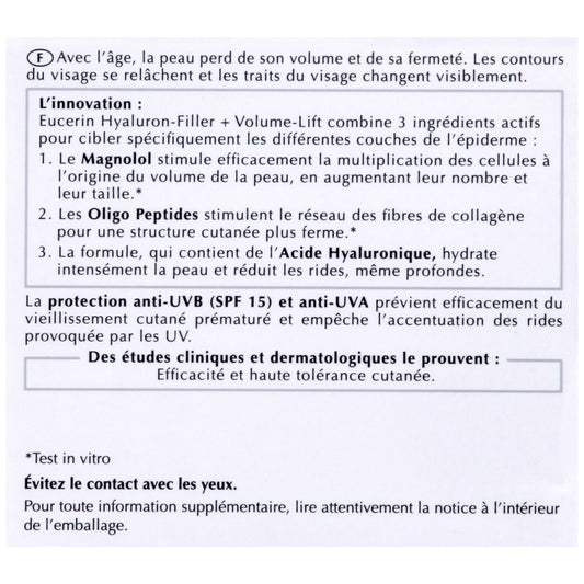 Eucerin Hyaluron Filler + Volume Lift Anti-Aging Face Day Cream