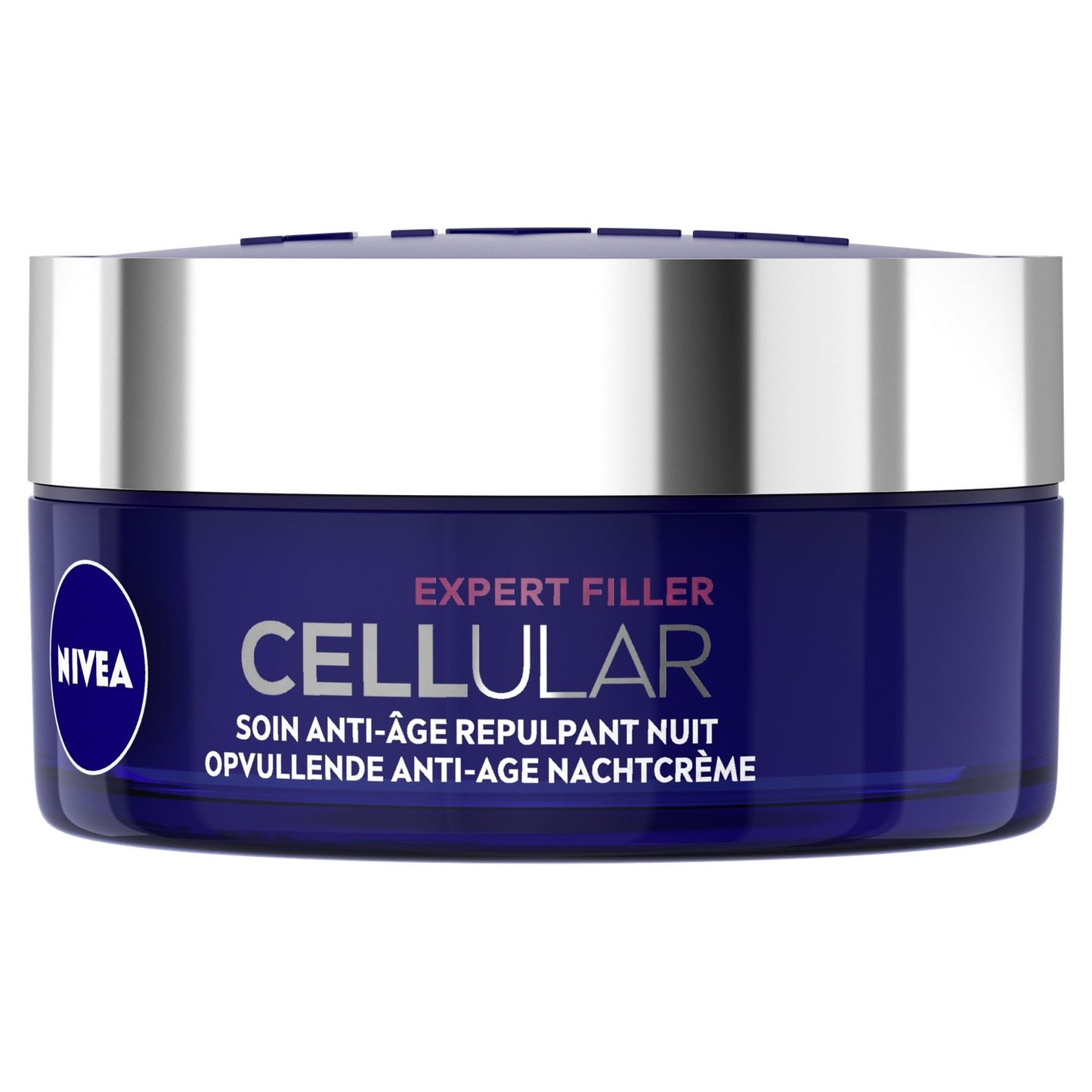Crème Visage Nuit Anti-Rides Repulpant Cellular NIVEA Le pot de 50mL