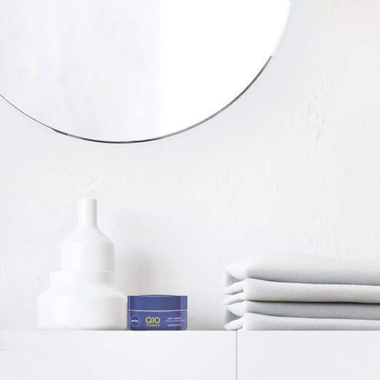 NIVEA Q10 Power Nacht-Gesichtspflege für empfindliche Haut