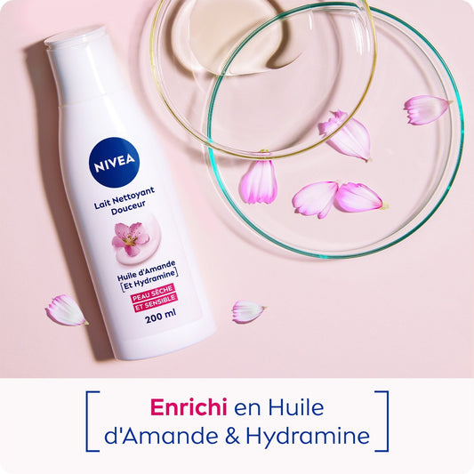NIVEA Mandel Gesichtsreinigungsmilch für trockene Haut