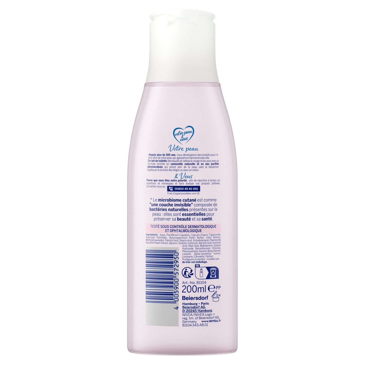 NIVEA Kamille Gesichts- & Augen-Make-up-Entfernermilch