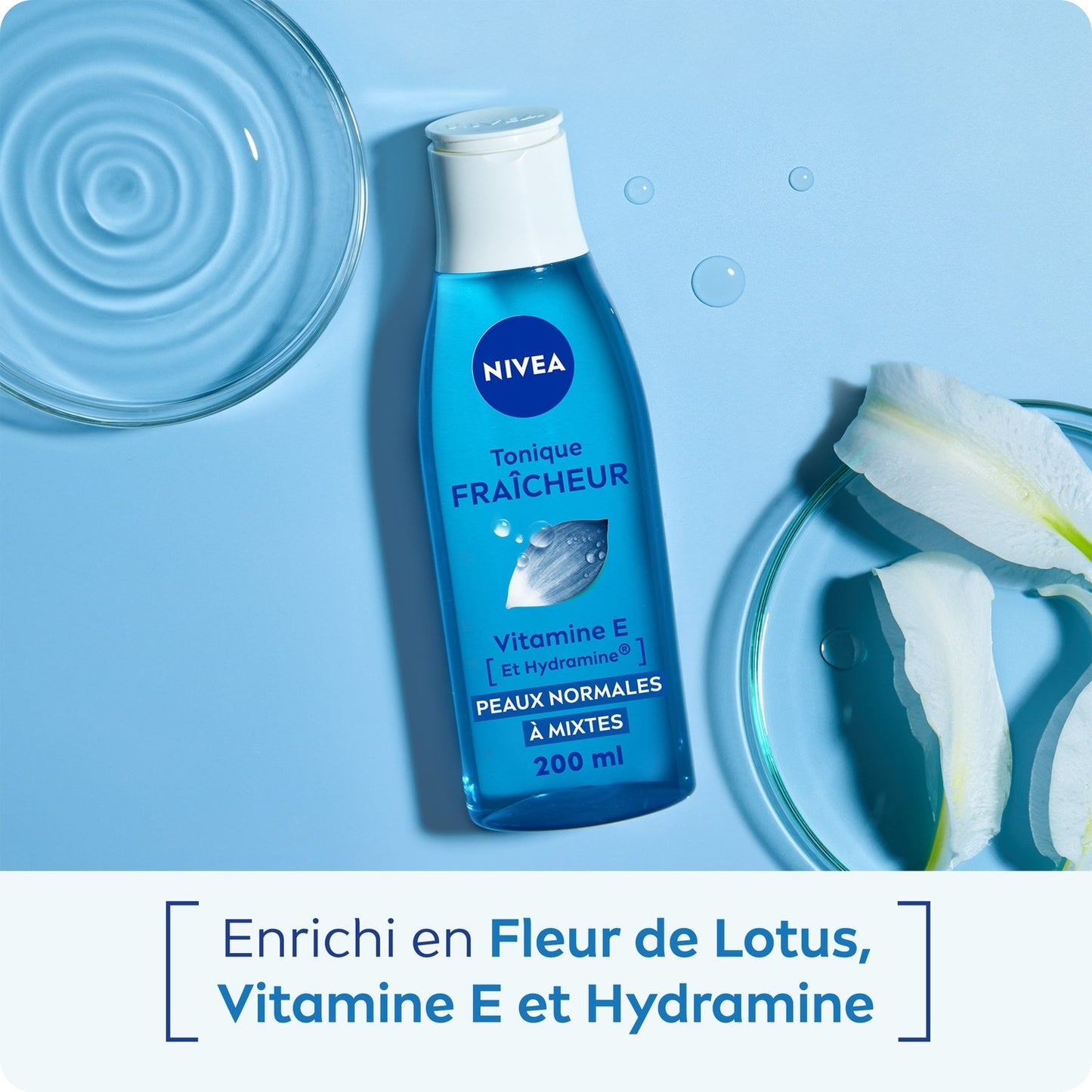 Lotion Tonique Visage Peaux Normales Lotus Sacré NIVEA