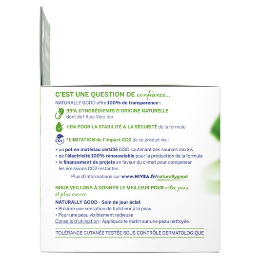 NIVEA Naturally Good Feuchtigkeitsspendende Tagesgesichtscreme für normale Haut