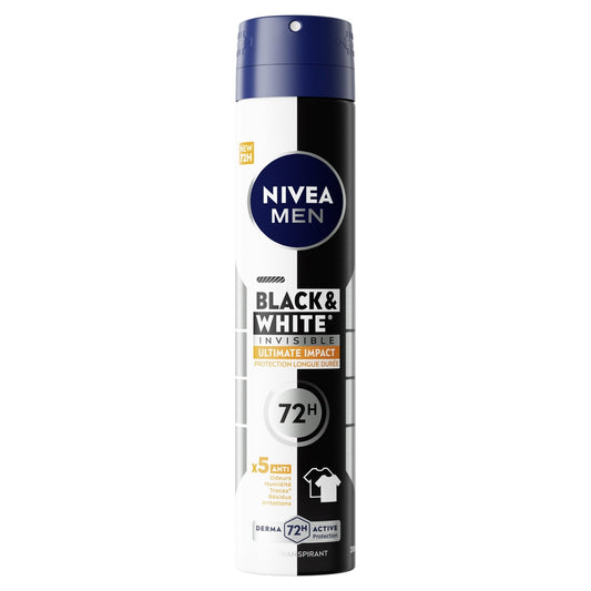NIVEA MEN Black & White Ultimate Impact Anti-Transpirant Deodorant Spray