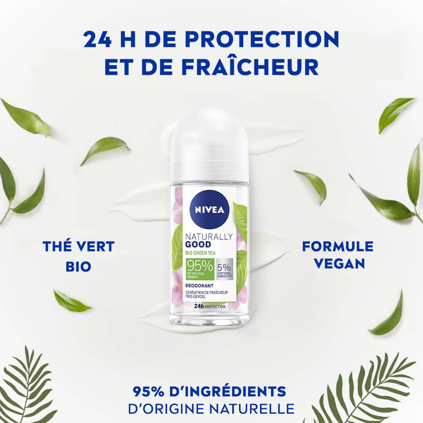 NIVEA Organic Aloe Vera Roll-On Deodorant