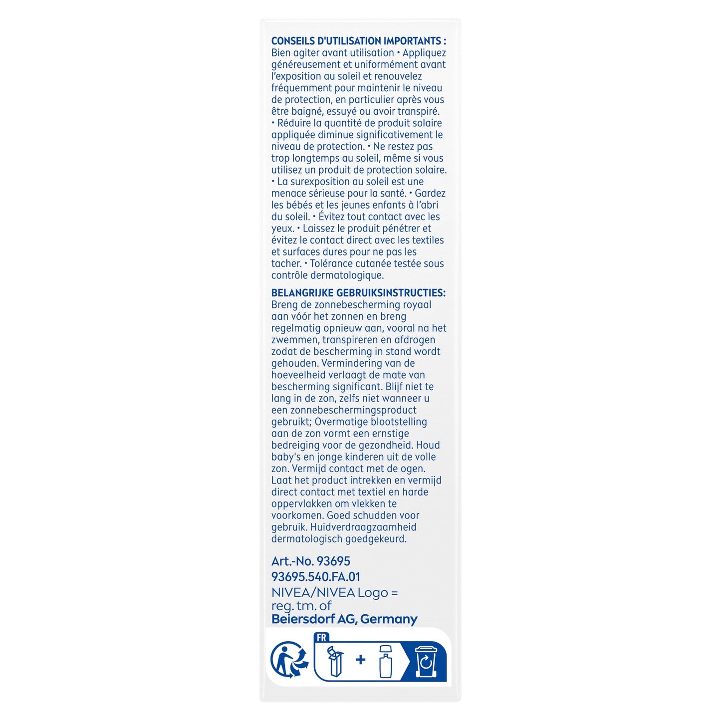 Crème Visage Solaire Anti-Taches Uv Fps 50+ NIVEA SUN