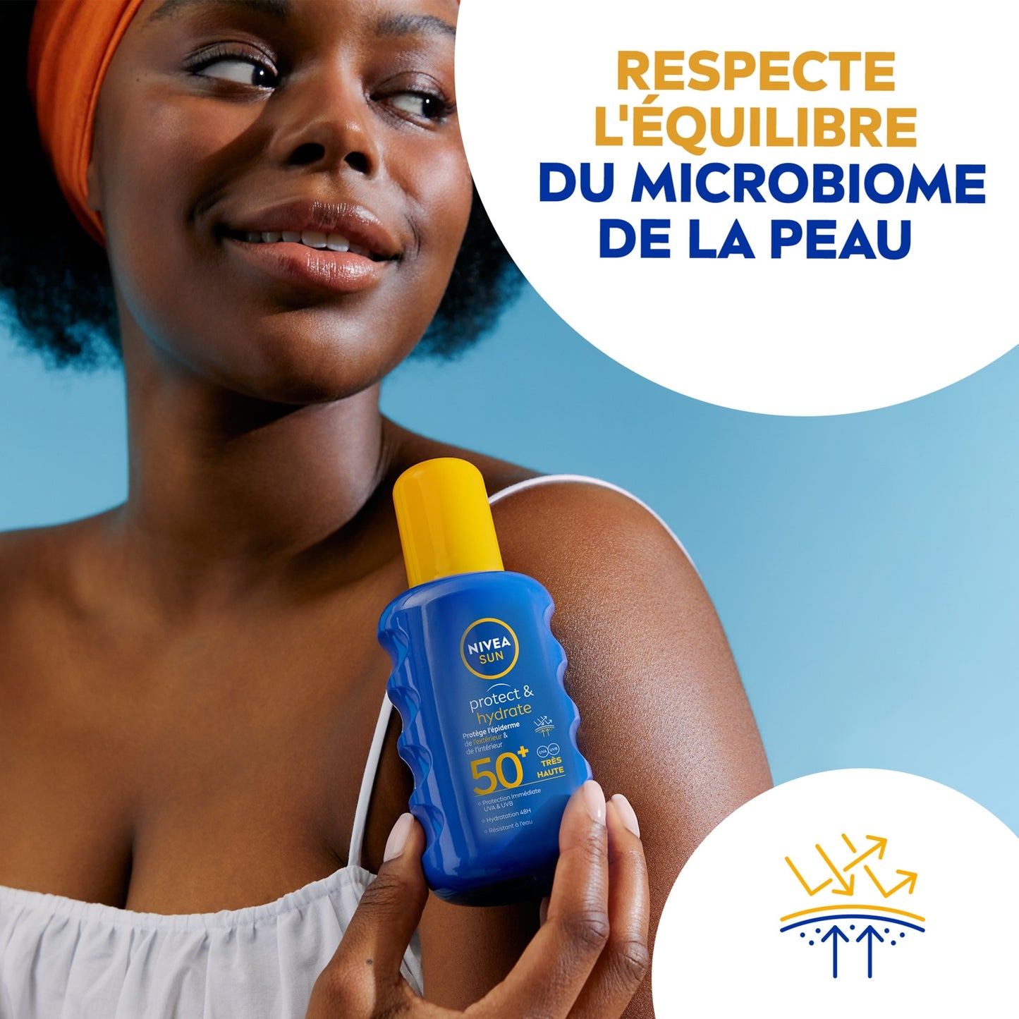 Crème Protection Solaire Protect & Hydrate Fps 50+ NIVEA SUN