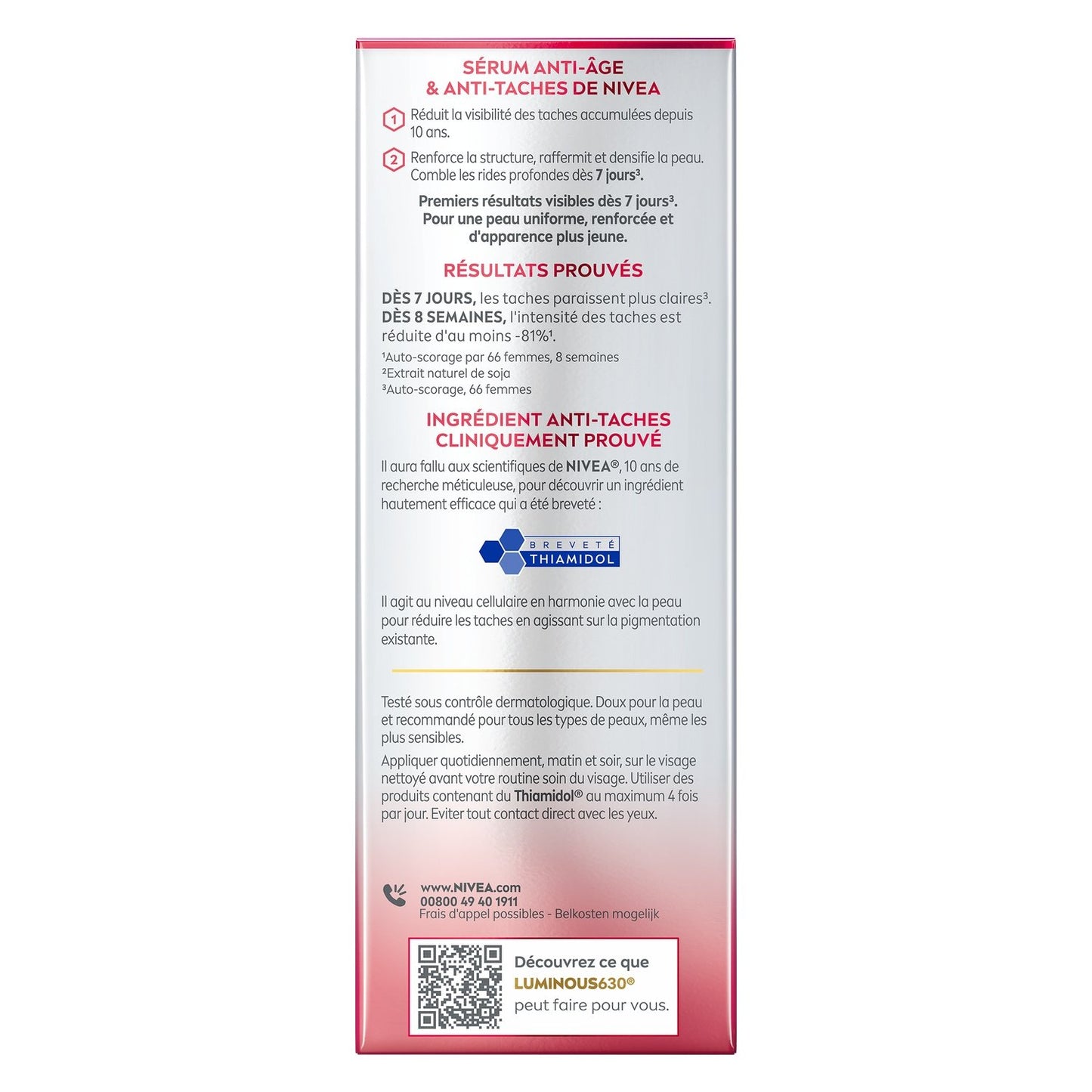 Sérum Anti-Âge Anti-Tâches Luminous 630° Cellular NIVEA