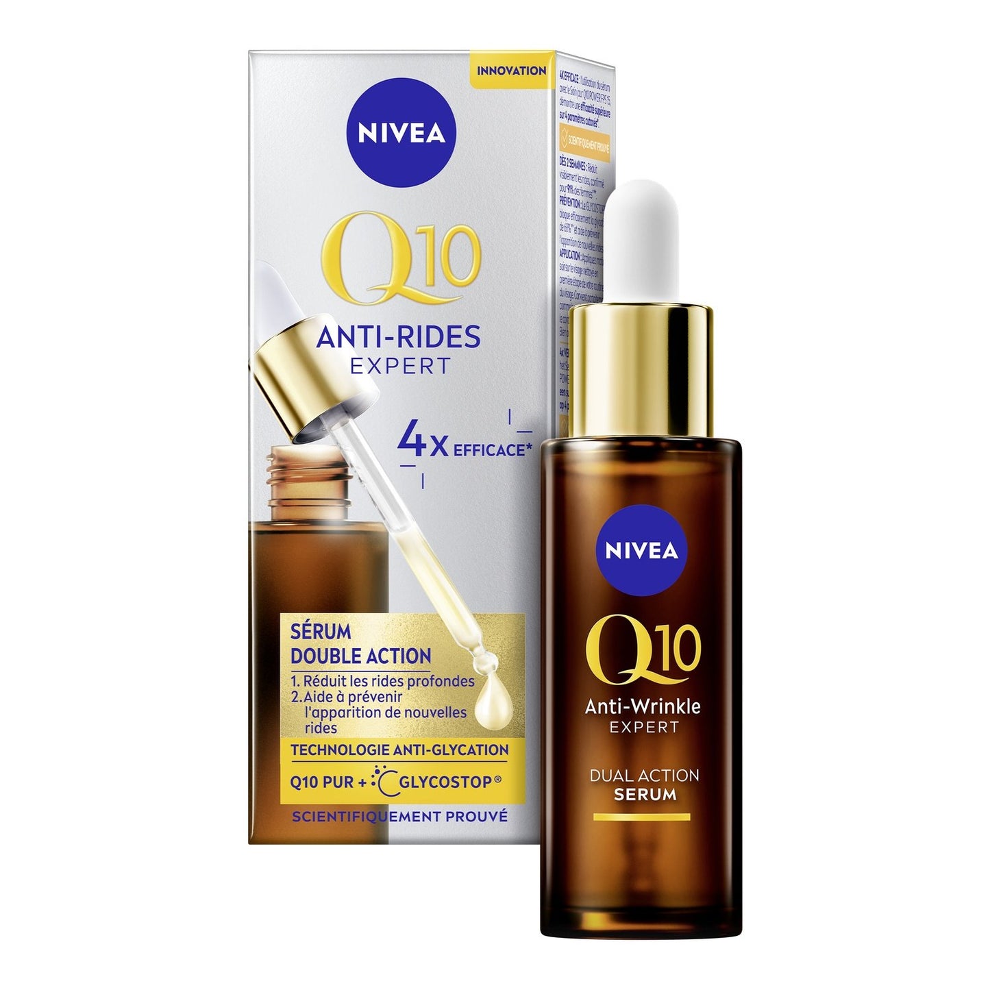 Sérum Anti-Rides Double Action Q10 NIVEA le flacon de 30mL