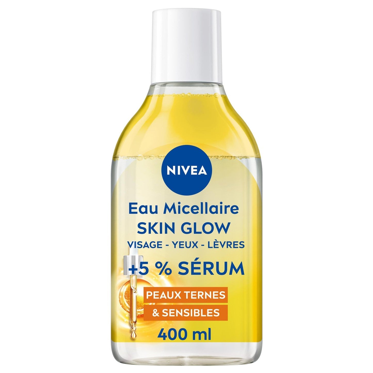 Eau Micellaire Skin Glow NIVEA le flacon de 400mL