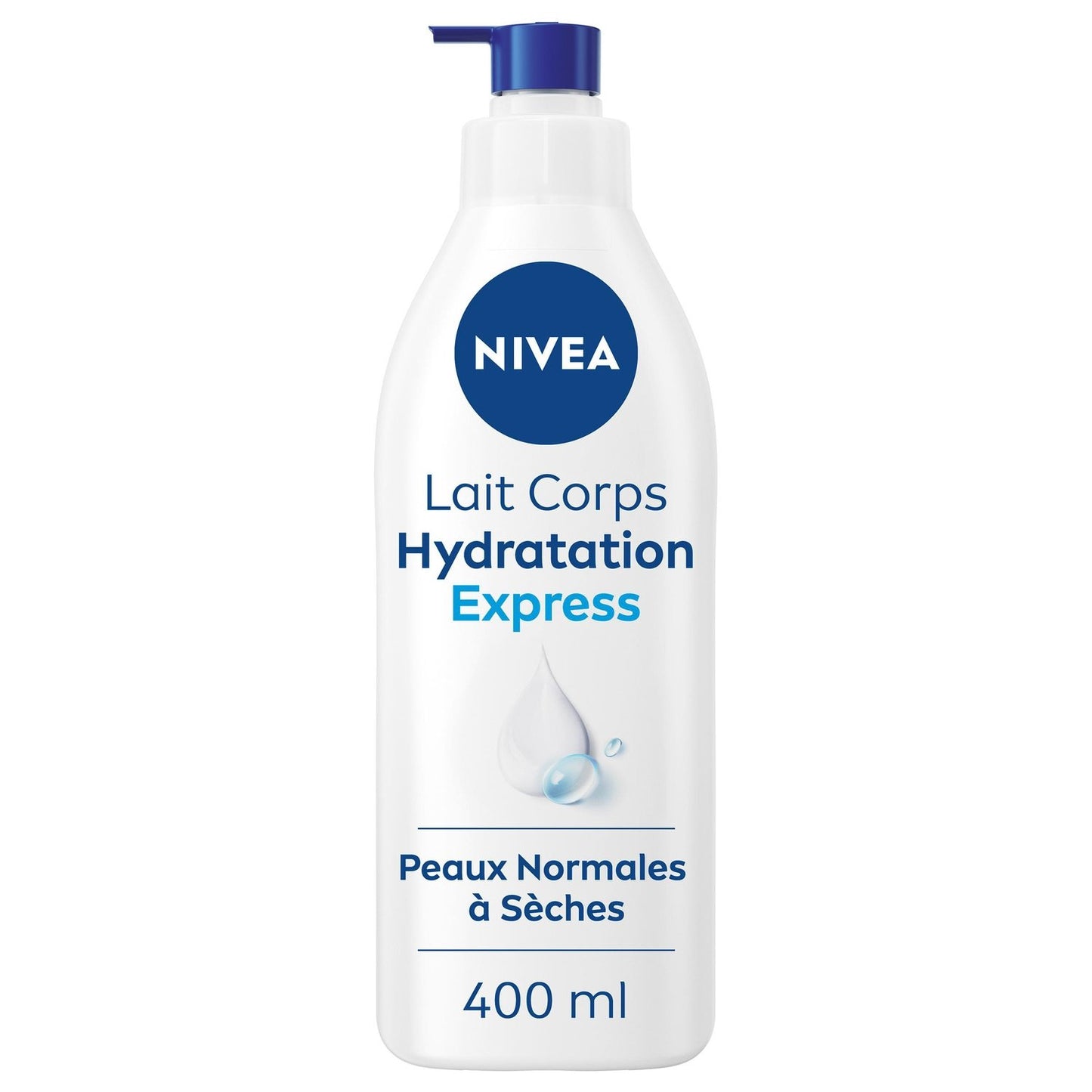 Lait Corps Peau Normale à Sèche Hydratation 72h Acide Hyaluronique et Minéraux Marins NIVEA le flacon de 250mL