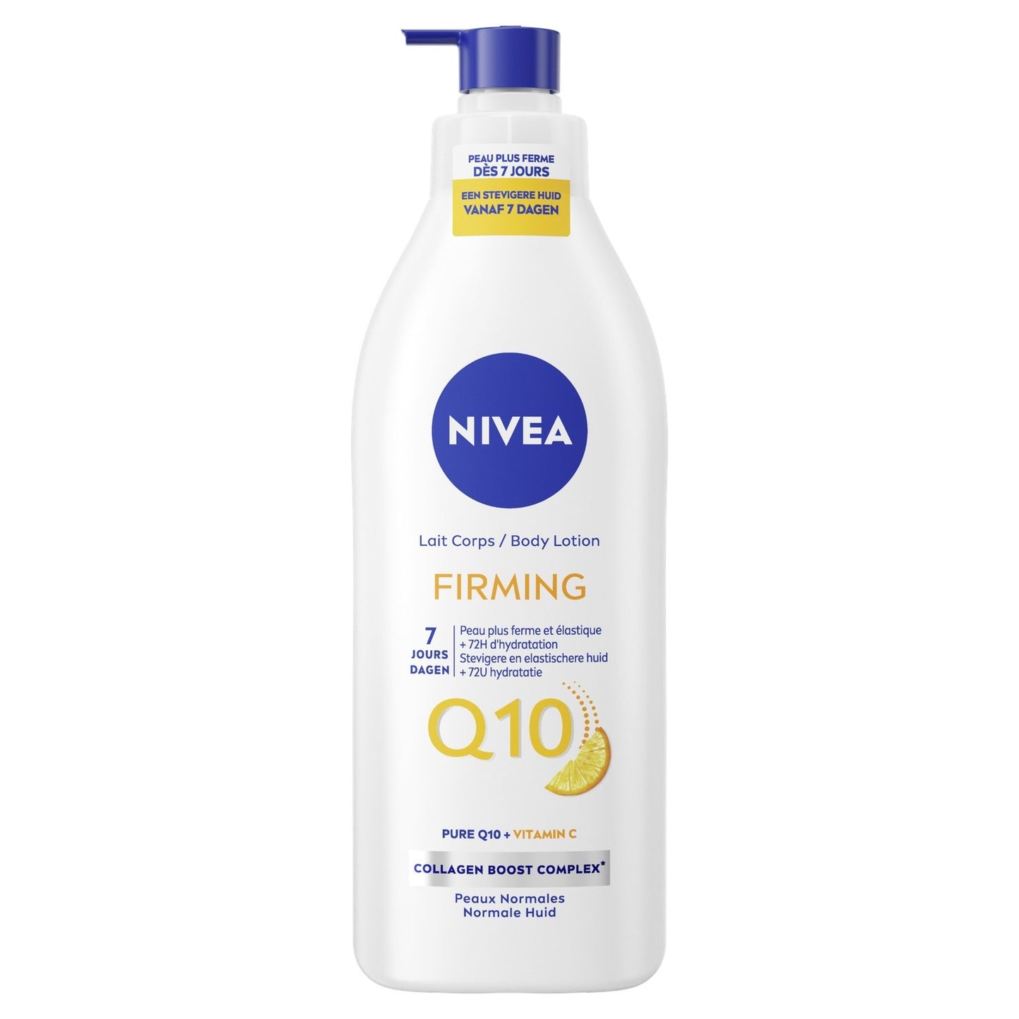 Lait Fermeté Corps Peau Normale Q10 Vitamine C NIVEA le flacon de 400mL