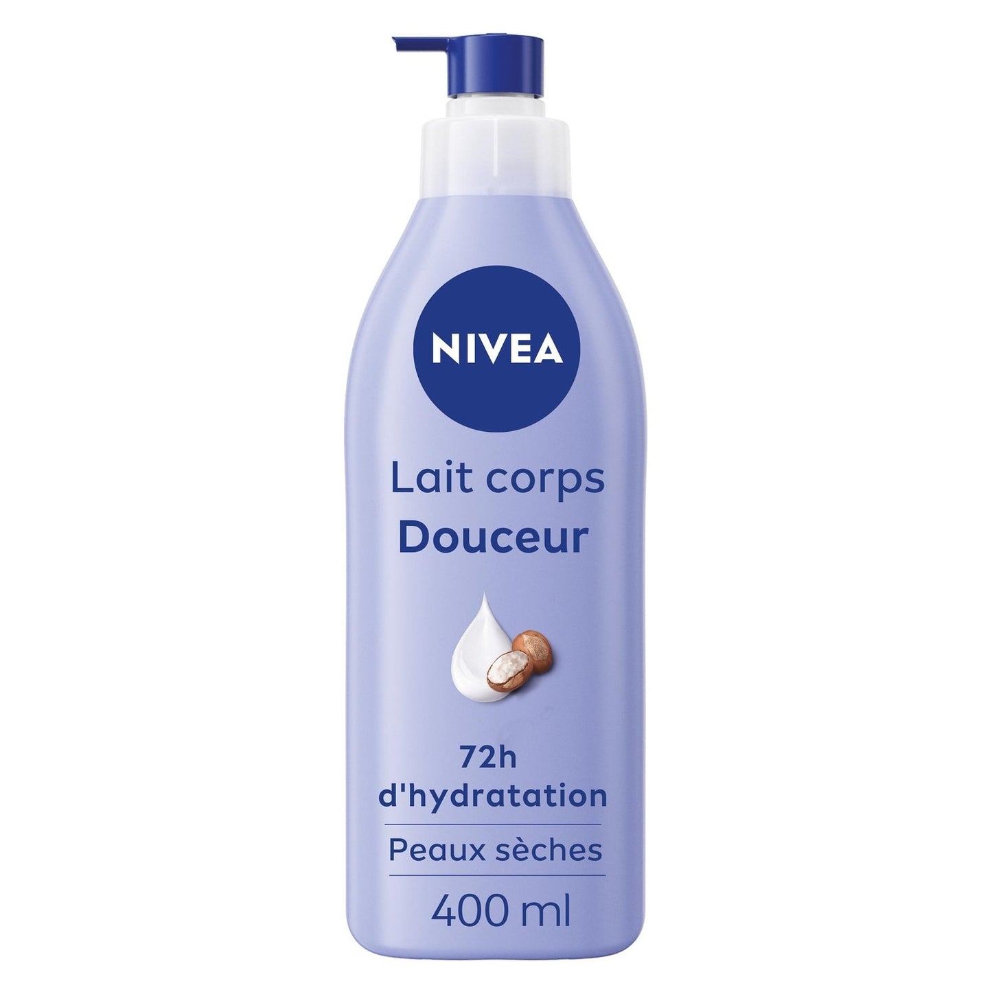 Crème Corps Lissant 72h au Beurre de Karité Peaux Sèches à Très Sèches NIVEA le flacon de 400mL